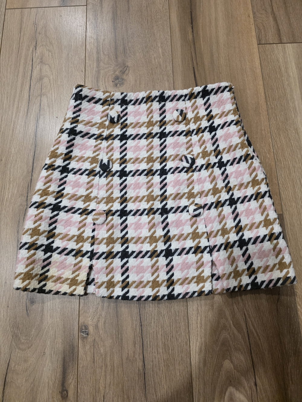 Houndstooth Skirt
